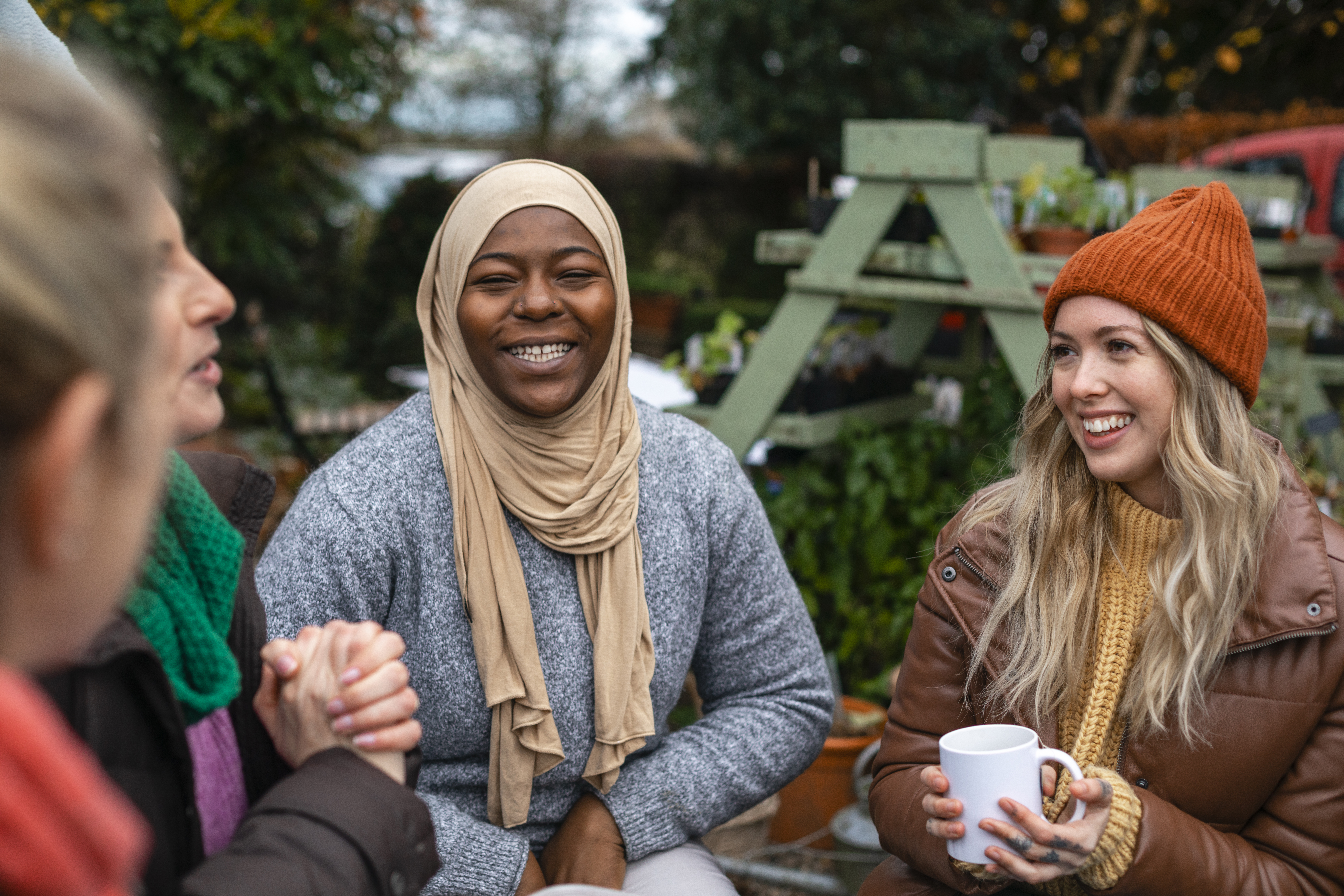 Group of ladies talking