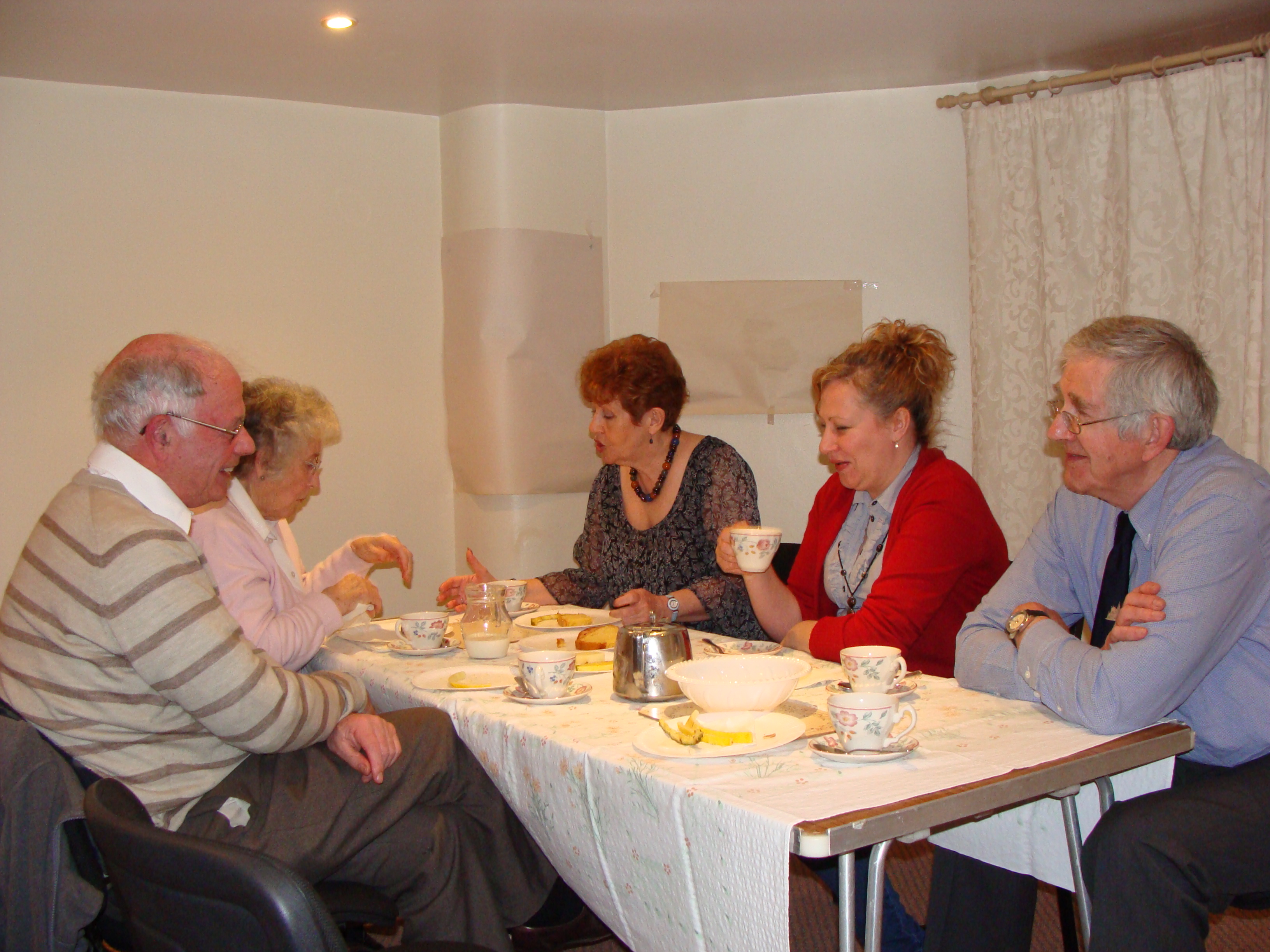 Mike Lappin, Sheila Peel, Sue Carroll, Maria Kildunne, Alan Watt