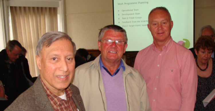 Dr Mehta, Les Pattinson and David Moore