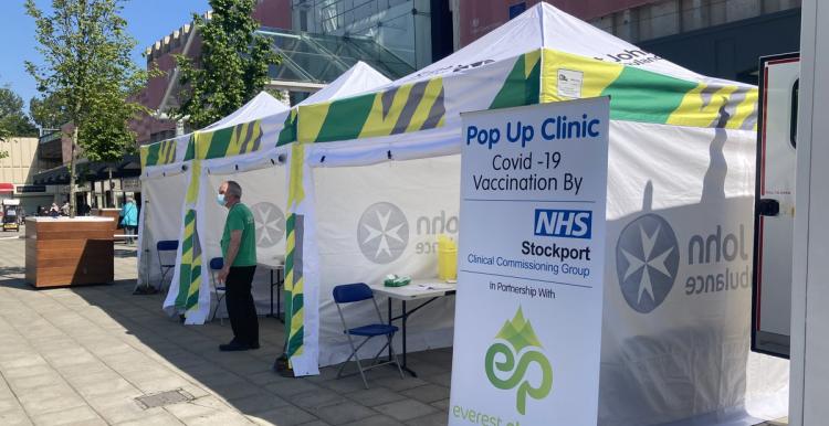 POP UP CLINIC IN STOCKPORT