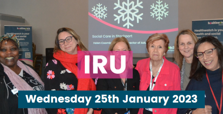 IRU -  Wednesday 25th January 2023