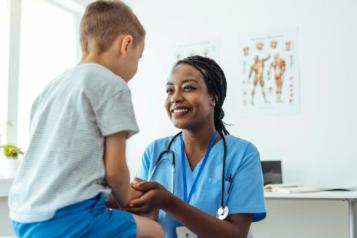 Nurse with child 