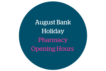 August Bank Holiday Pharmacy Opening Hours