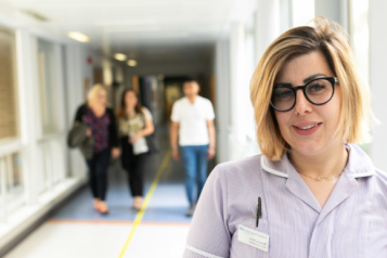 woman in hosptial